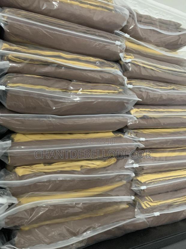 7 In 1 Brown And Yellow King Size Removable Duvet Set photo 5