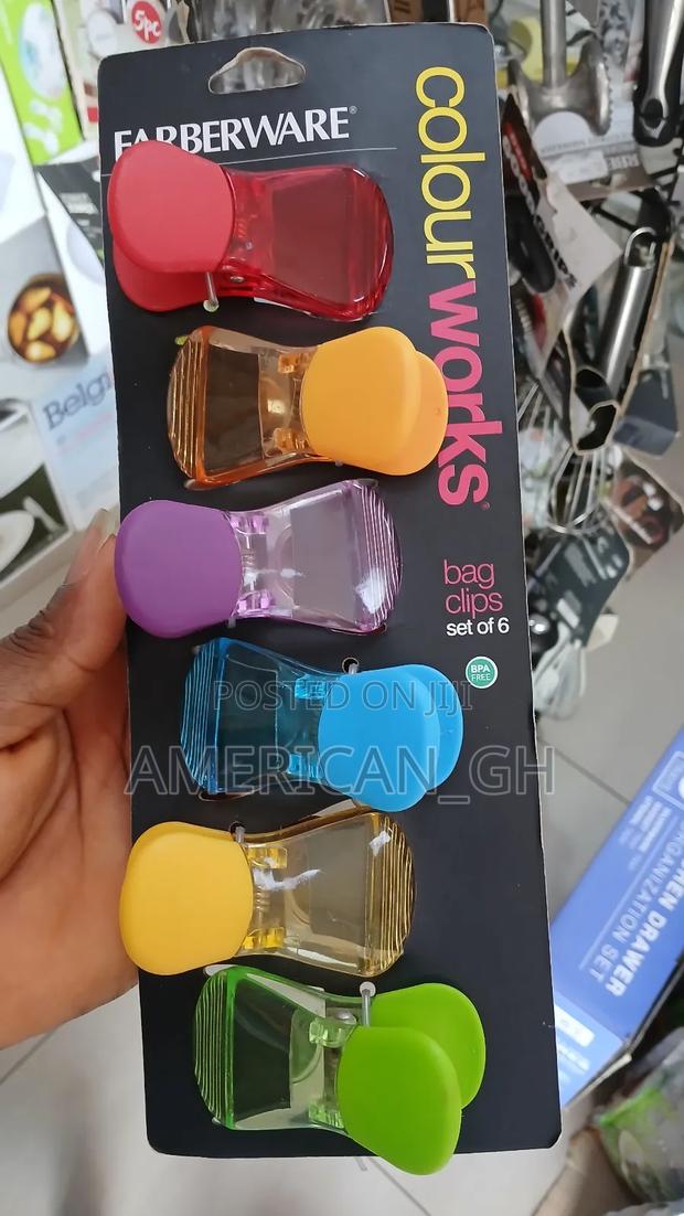6 Fabareware Bag Clip Set · Photo 3
