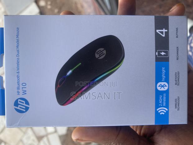 Rechargeable Hp Wireless (2.4ghz +Bluetooth) RGB Light Mouse photo 2