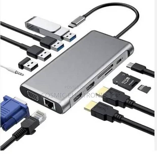 12-in-1 Usb-C Docking Station. Type-C to HDTV 12 in 1 photo 3