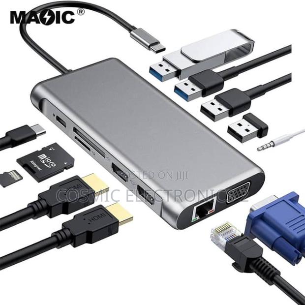 12-in-1 Usb-C Docking Station. Type-C to HDTV 12 in 1 photo 8