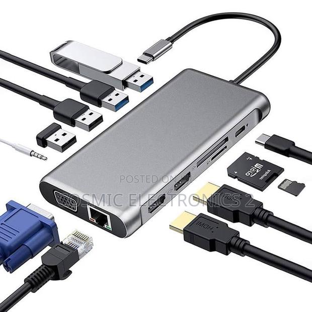 12-in-1 Usb-C Docking Station. Type-C to HDTV 12 in 1 photo 14
