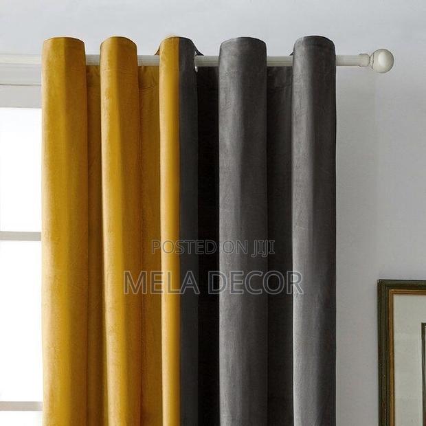 100% Premium Cotton Blackout Curtains photo 5