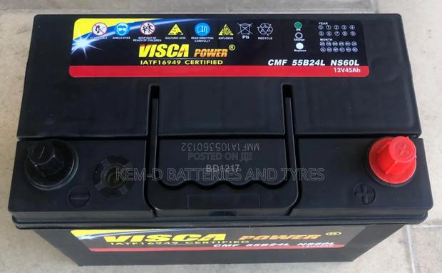 13 Plates Visca Battery Honda Type Ns60l 45ah _ Free Delivery photo 3