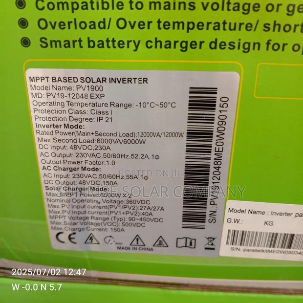 Hybrid Inverter 12kw 48v Must photo 4