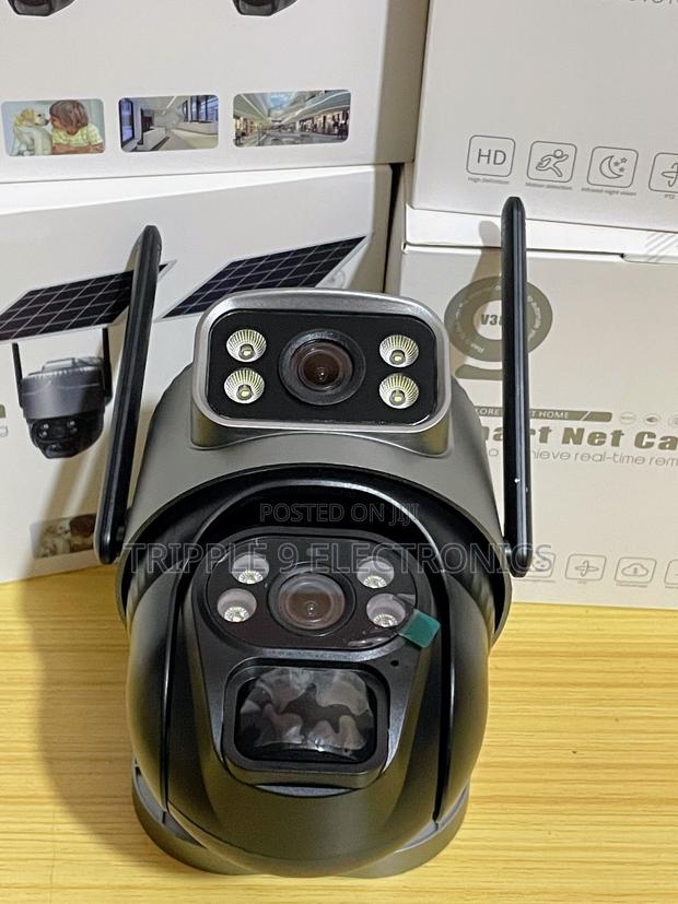Hd Smart Wifi Dual Lens Solar Security Camera