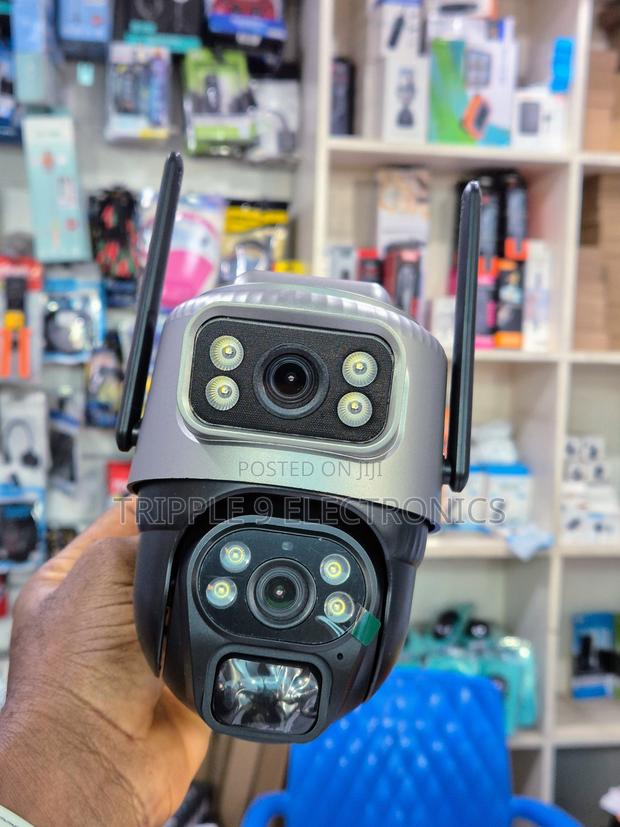 Smartnet Dual Lens Hd Solar Camera With Inbuilt Battery