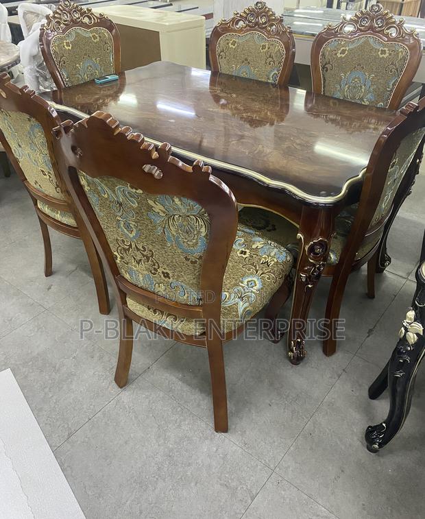 Executive Royal Wooden Dining Table Set · Photo 4