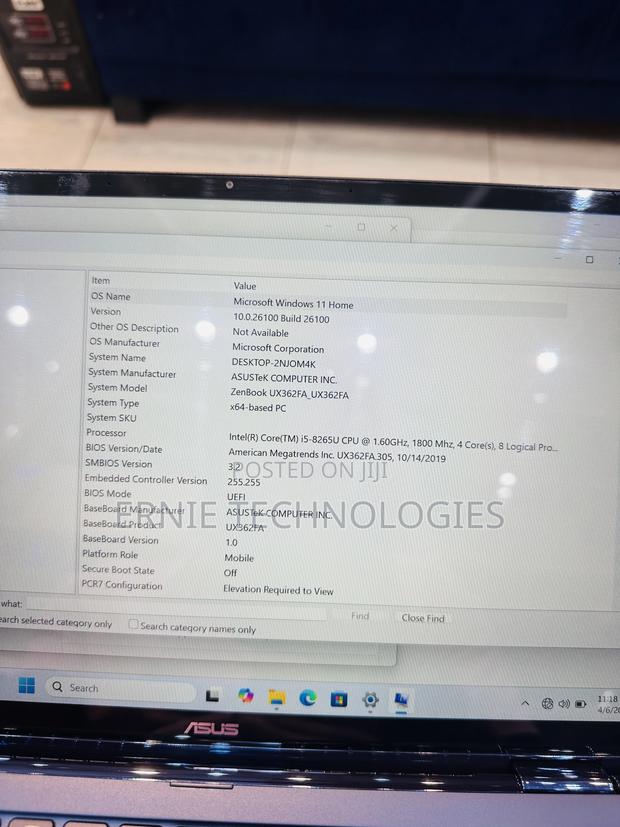 Laptop Asus Zenbook Flip 13 UX363 8GB Intel Core I5 SSD 256GB photo 14
