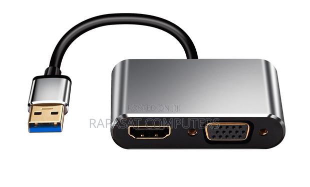 Usb 3.0 Male to Hdmi+Vga Female Adapter · Photo 2