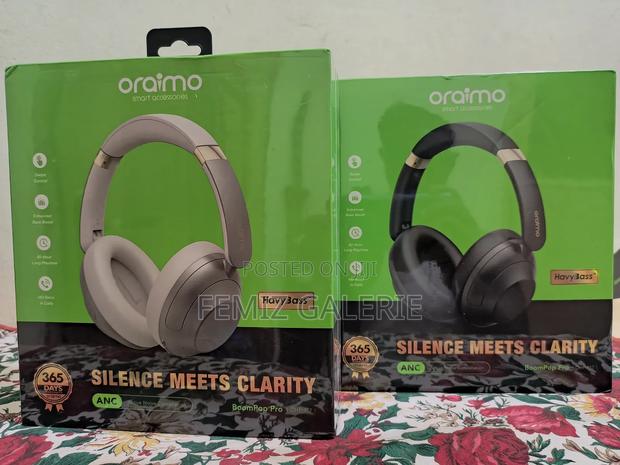 Oraimo Boompop Pro Anc Over-Ear Headphones photo 2