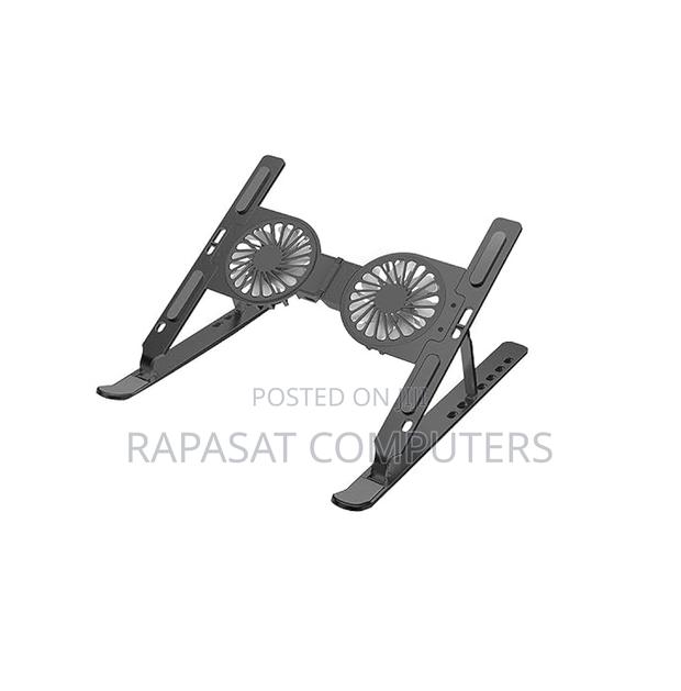 P11-F Laptop Metal Collapsible With Cooling Fan Stand · Photo 2