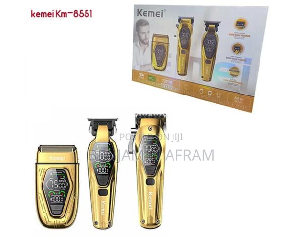3 in 1 Rechargeable Hair Clippers Km-8551 · Photo 3