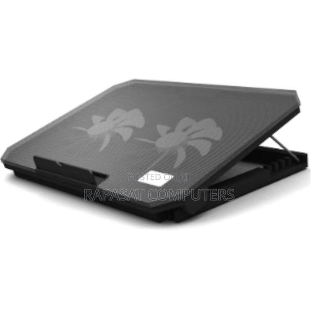 Laptop Stand Plastic (2 Big Fans, Adjustable) · Photo 2