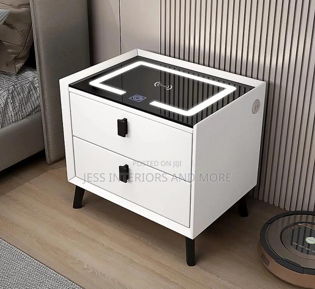 Smart Nightstand With Wireless Charging Station · Photo 3