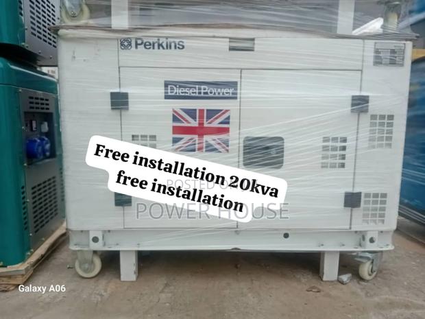 Original Perkins Generator 20kva Diesel Silent Generator · Photo 2