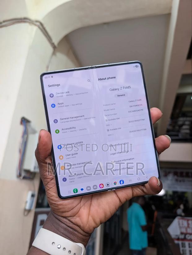 New Samsung Galaxy Z Fold 5 256 GB Blue photo 10