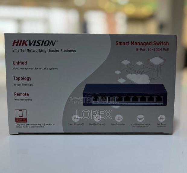 Hikvision 8 Port Poe Switch Ds-3e1309p-Ei/M · Photo 3