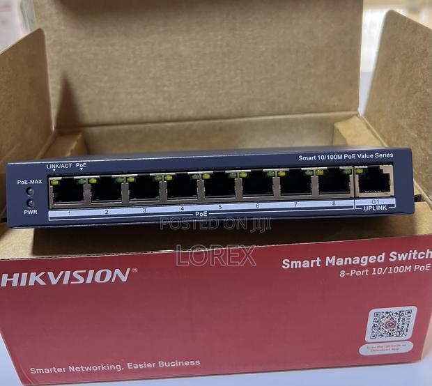 Hikvision 8 Port Poe Switch Ds-3e1309p-Ei/M · Photo 4