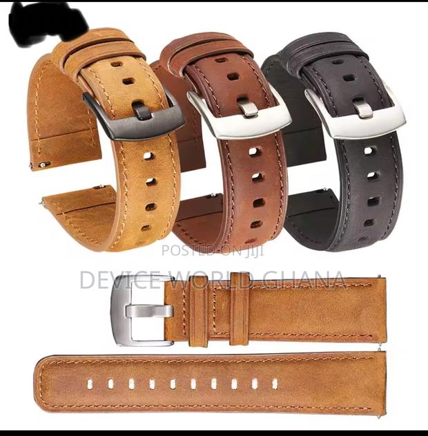 Uthi Leather Strap for Samsung Watches Fossil Oriamo Huawei photo 3