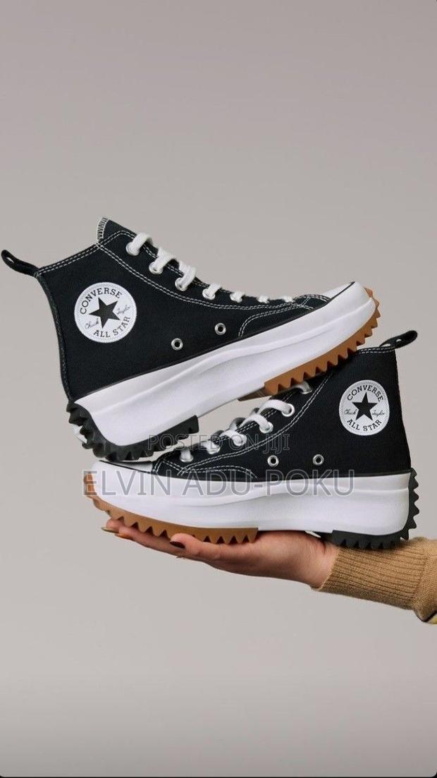 Converse Run Star Hike Hi "Black/White" In Different Style, Swipe >>>> · Photo 3