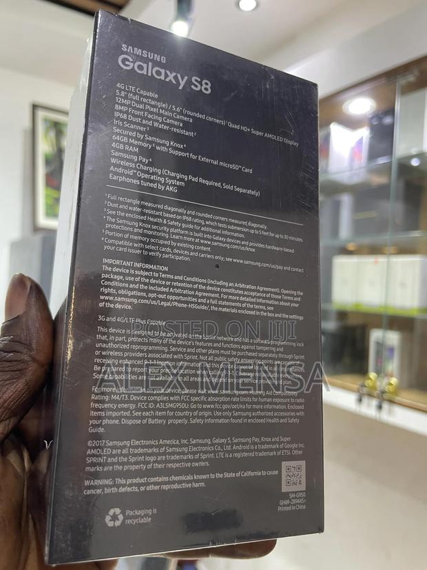 New Samsung Galaxy S8 64 GB Silver