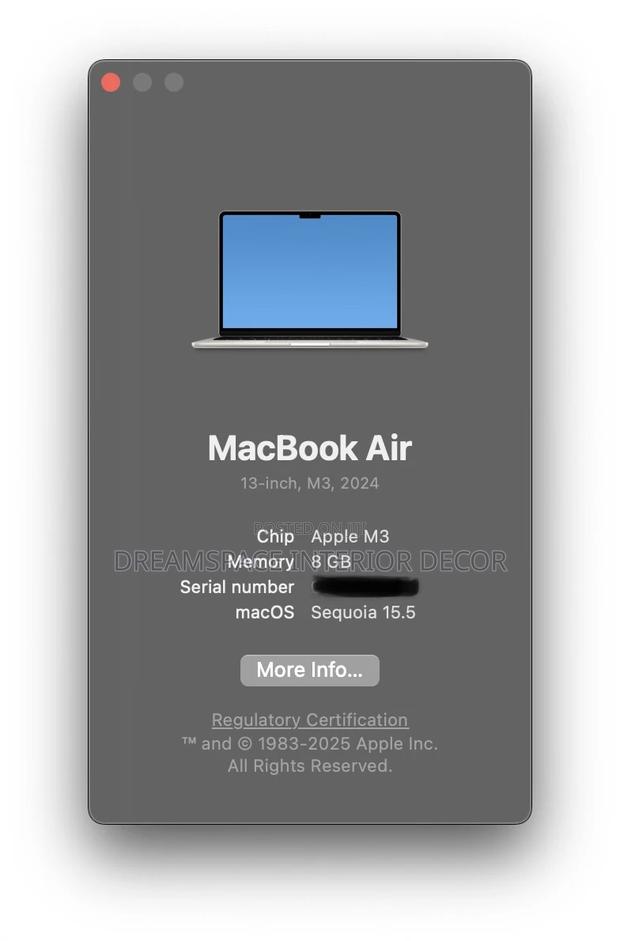 Laptop Apple MacBook Air 2024 M3 13-Inch 8GB Apple M3 SSD 256GB photo 6
