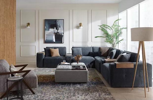 Nycolle 6-Pc. Modular Fabric L-Shape Sectional Chair