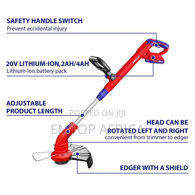 Unleash Precision With Emtop Elgt20328 Cordless Trimmer photo 2