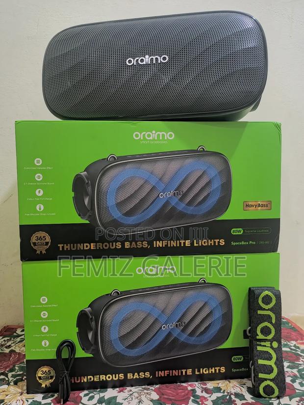 Oraimo Spacebox Pro 80w Karaoke-Support Wireless Speaker