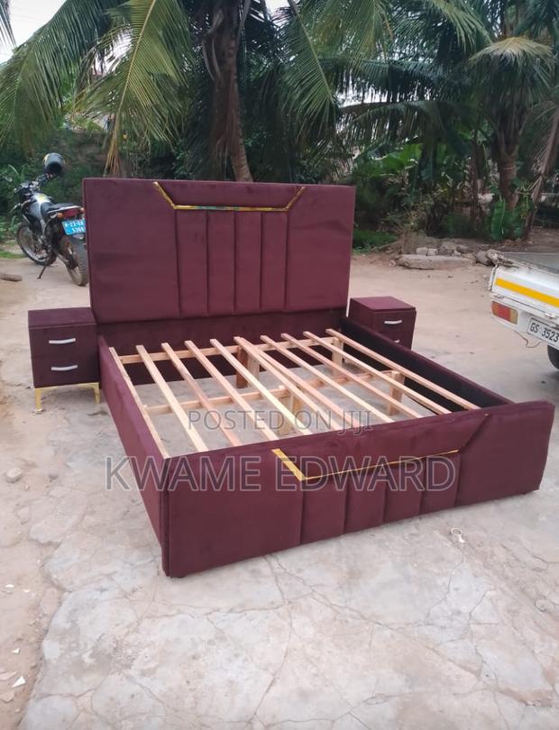 King Size Bed Frame With Two Nightstand · Photo 2