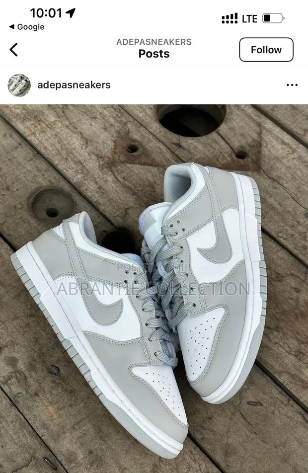 Nike Dunk Low Grey/White Sneaker · Photo 4