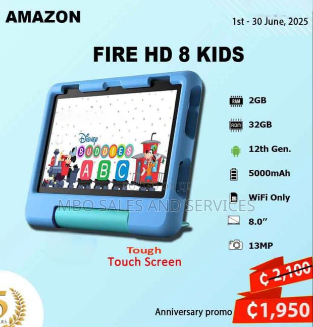 New Amazon Fire HD 8 (12 gen) 32 GB Blue · Photo 4