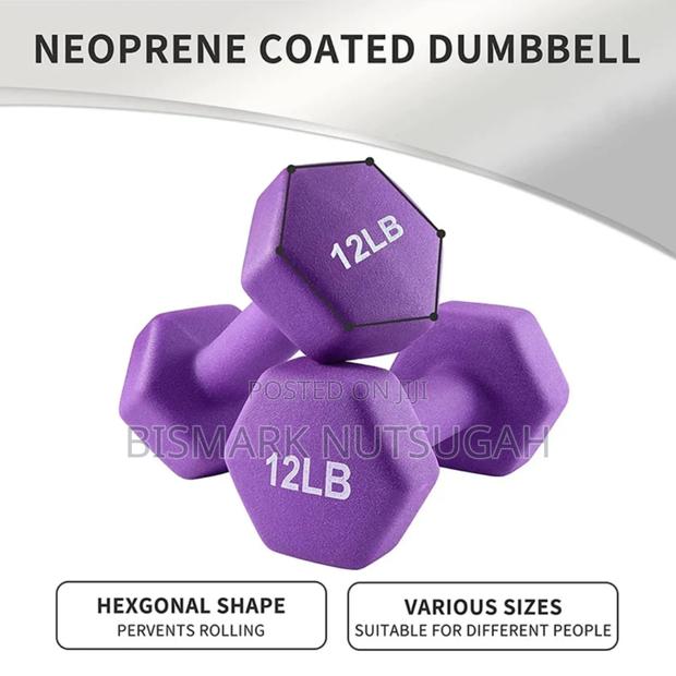 Hexagon Design Dumbbell photo 7