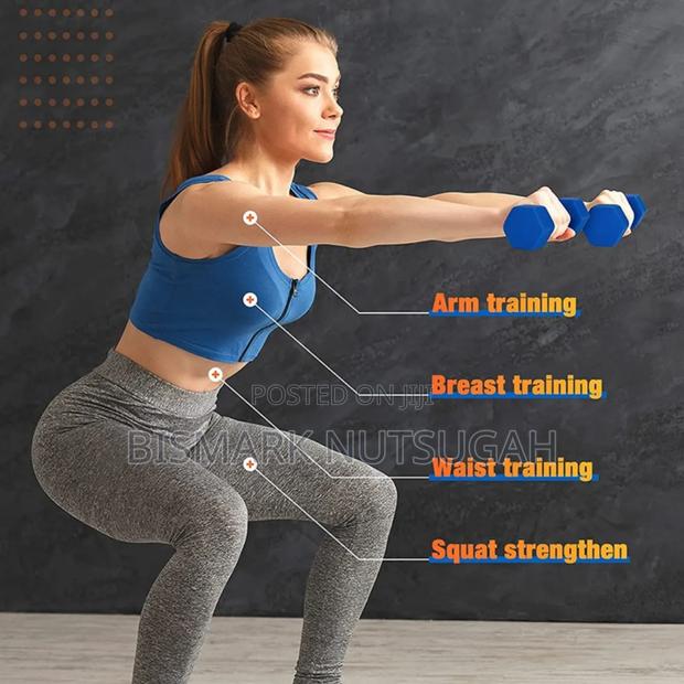 Hexagon Design Dumbbell photo 4