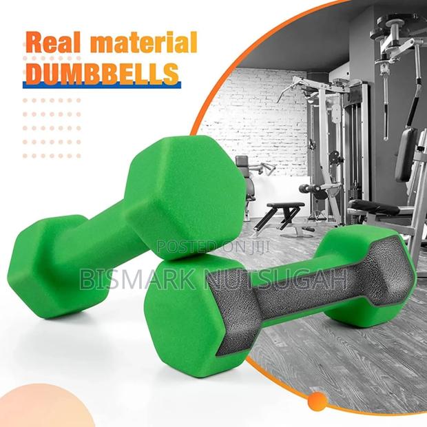 Hexagon Design Dumbbell photo 8