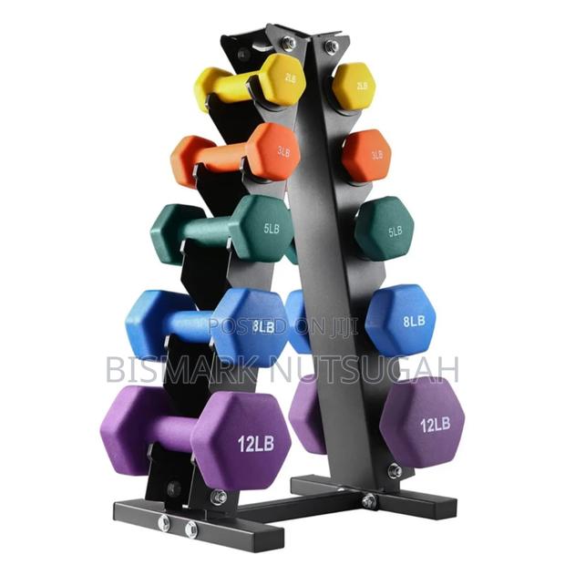 Hexagon Design Dumbbell photo 5