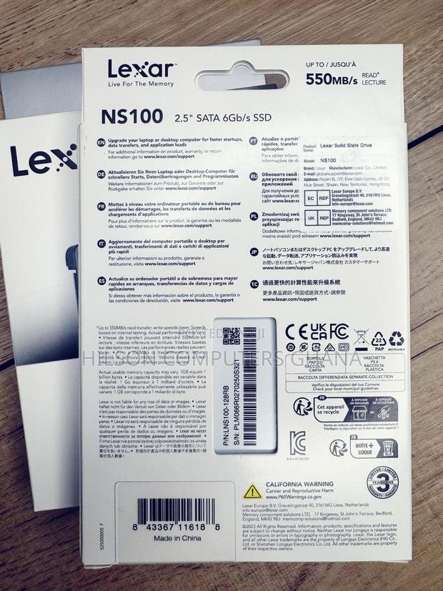 Lexar Lns100 SSD 2.5 Internal 128gb Sata SSD · Photo 4