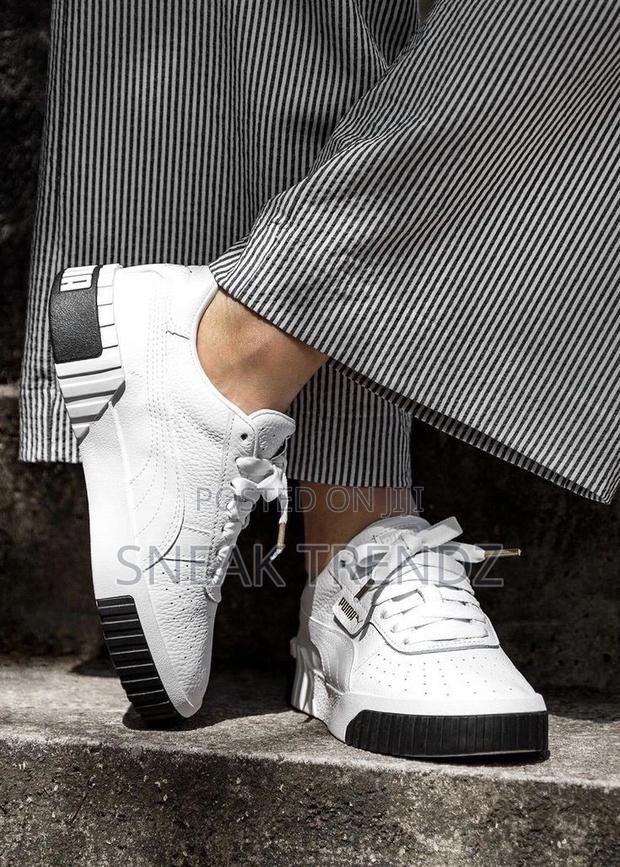 Original Puma Cali Leather Black White · Photo 4