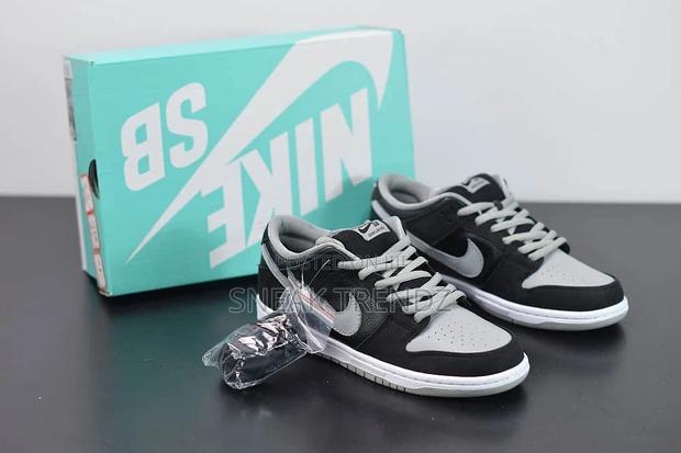 Nike Sb Dunk Leather Ash Black · Photo 3
