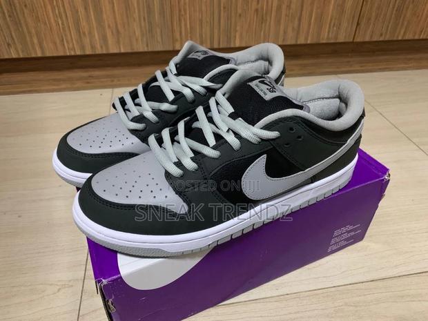 Nike Sb Dunk Leather Ash Black · Photo 4