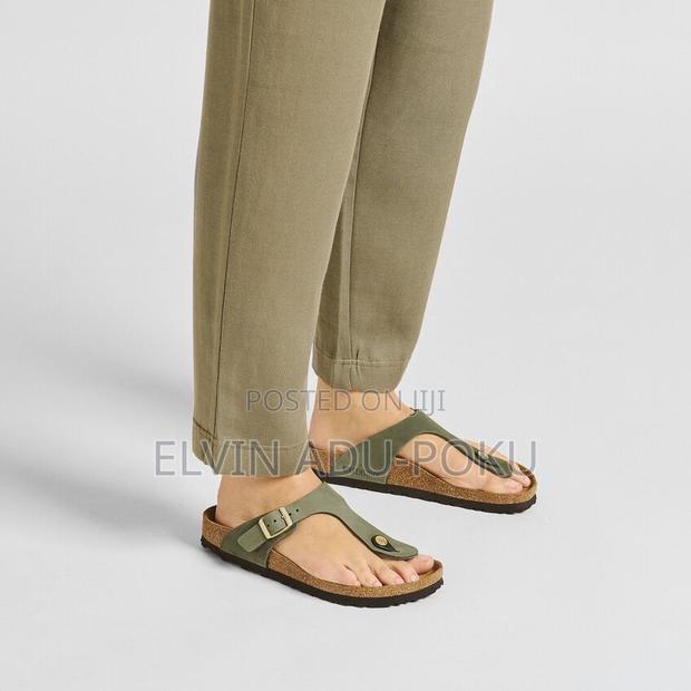 Birkenstock Nubuck Leather Thyme “ Olive Green” · Photo 4