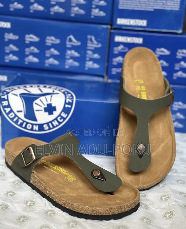 Birkenstock Nubuck Leather Thyme “ Olive Green” · Photo 3