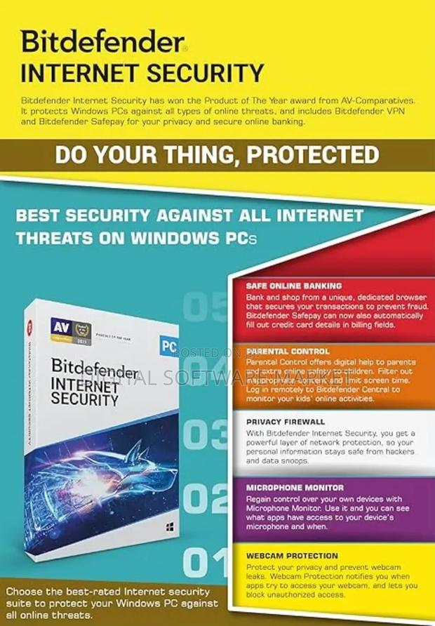 Bitdefender Internet Security 5 Device 2 Year · Photo 4