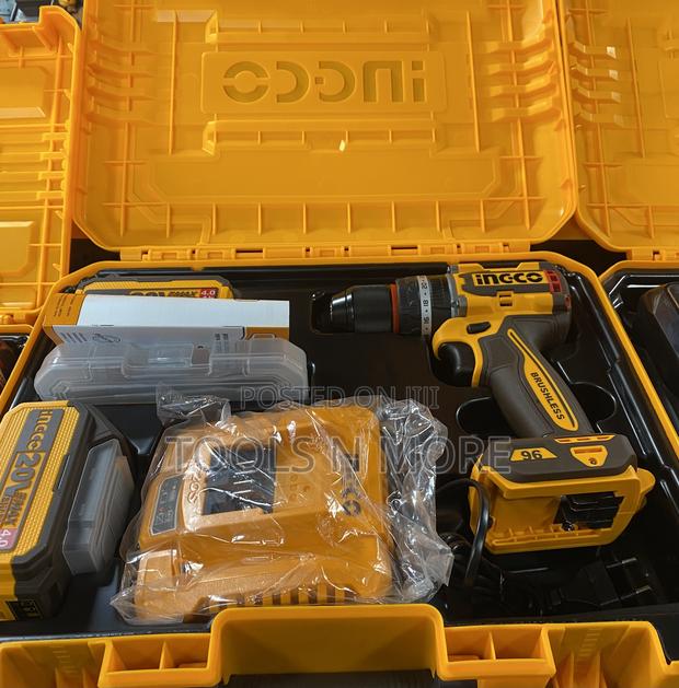 Ingco 96nm Compact Brushless Cordless Impact Drill 20v · Photo 4