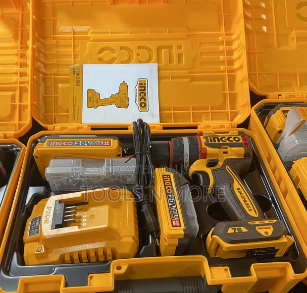 Ingco 76nm Cordless Impact Drill (20v Compact Brushless) · Photo 4