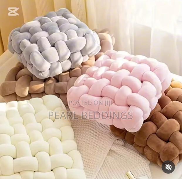 Premium Luxurious Knotted Pillows Available in Colors photo 2