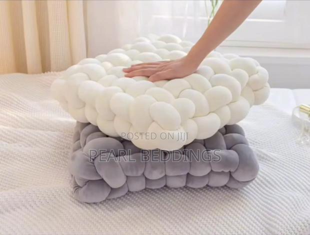 Premium Luxurious Knotted Pillows Available in Colors photo 4