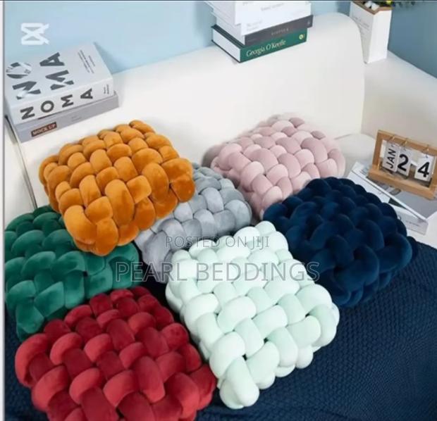 Premium Luxurious Knotted Pillows Available in Colors photo 5