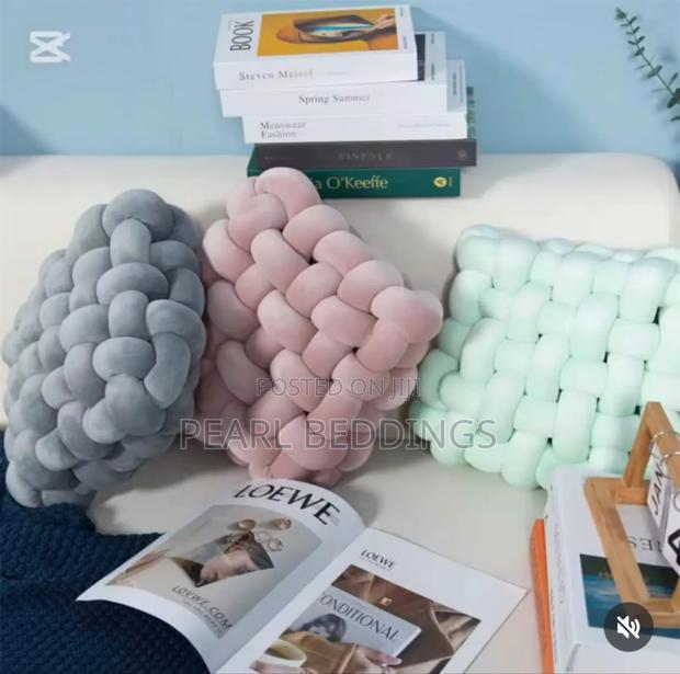 Premium Luxurious Knotted Pillows Available in Colors photo 7